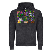 Vintage Black speech therapist mardi gras cowgirl Vintage Hoodie - CowGirlArtShop