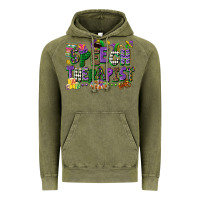Vintage Olive speech therapist mardi gras cowgirl Vintage Hoodie - CowGirlArtShop
