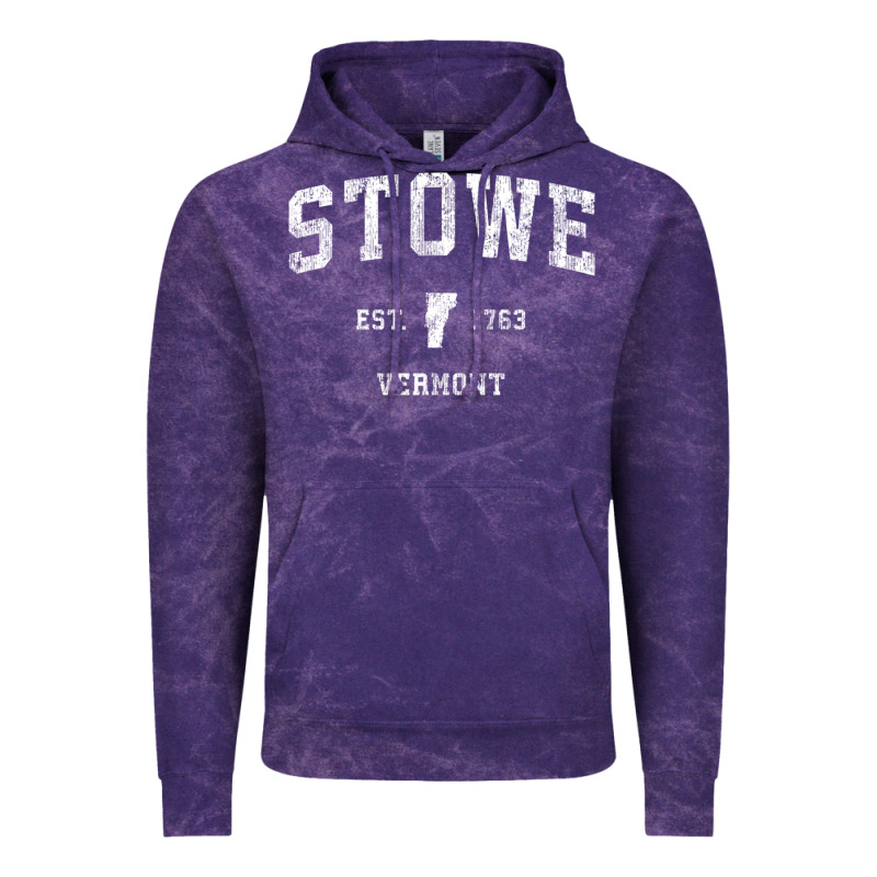 Stowe Vermont Vt Vintage Athletic Sports Vintage Hoodie by minhPixels | Teevron