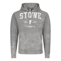 Cloud Rock Stowe Vermont Vt Vintage Athletic Sports Vintage Hoodie - minhPixels