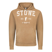 Vintage Camel Stowe Vermont Vt Vintage Athletic Sports Vintage Hoodie - minhPixels