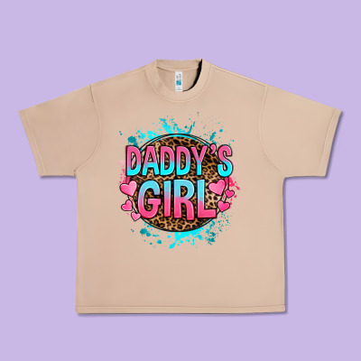 Daddy's Girl Urban Heavy Tee Designed By Ranaportraitstore