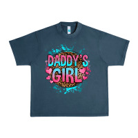 Midnight Navy daddy's girl Urban Heavy Tee - RanaPortraitStore