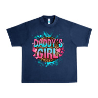 Navy daddy's girl Urban Heavy Tee - RanaPortraitStore