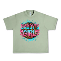 Oil Green daddy's girl Urban Heavy Tee - RanaPortraitStore