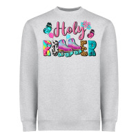 Heather Grey holy roller Heavyweight Sweatshirt - BundleAndBundleShop