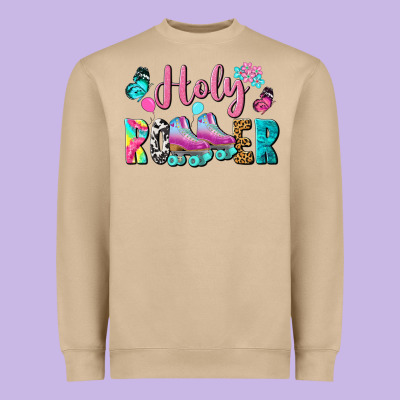 Holy Roller Heavyweight Sweatshirt Designed By Bundleandbundleshop