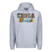 Heather Grey chica bonita Premium Hoodie - BundleAndBundleShop