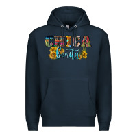 Navy chica bonita Premium Hoodie - BundleAndBundleShop