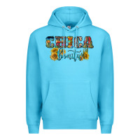 Ocean Blue chica bonita Premium Hoodie - BundleAndBundleShop