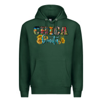Sports Green chica bonita Premium Hoodie - BundleAndBundleShop