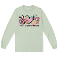 Matcha peace love nursing Long Sleeve Tee - CowGirlArtShop