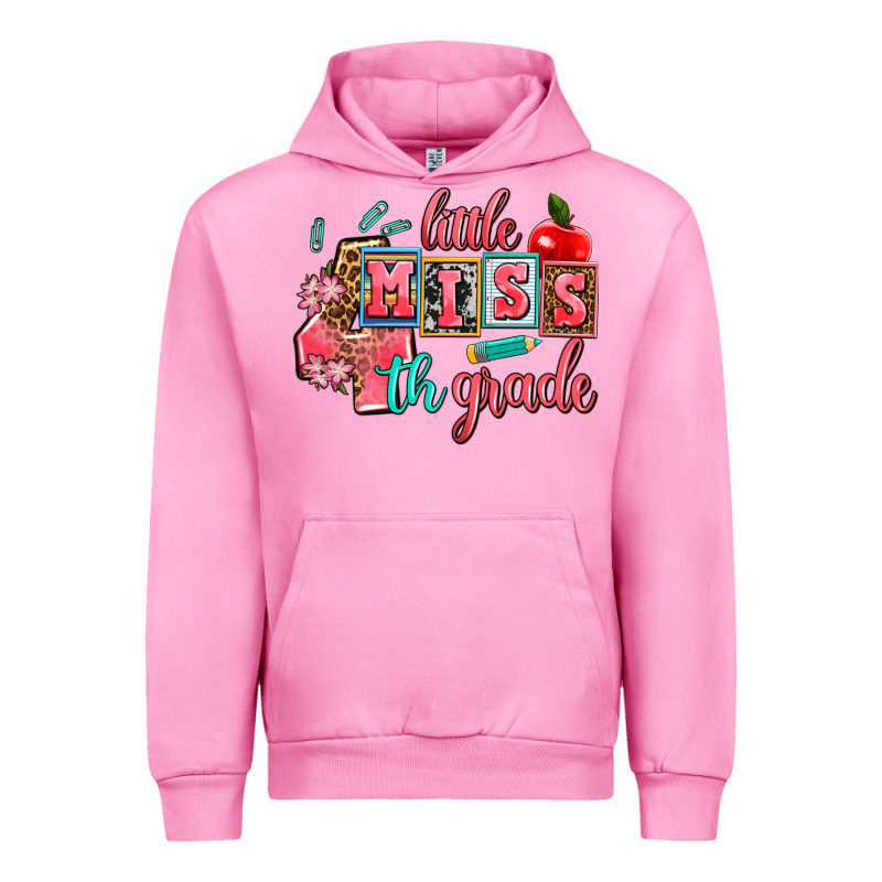 Little Miss 4 Th Grade Urban Hoodie by AdoDesignShop | Teevron