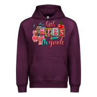 Mauve Wine little miss 4 th grade Urban Hoodie - AdoDesignShop