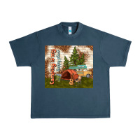 Midnight Navy camping is my happy place Urban Heavy Tee - TumblerDesignByShophia
