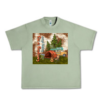 Oil Green camping is my happy place Urban Heavy Tee - TumblerDesignByShophia