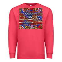 Cardinal American flag and star leopard Premium Sweatshirt - Artiststas