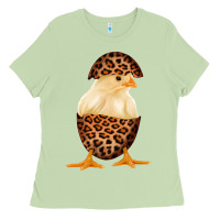 Matcha Chick with Leopard Eggshell Ladies Tee - Bettercallsaul