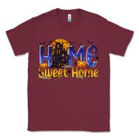 Burgundy Home Sweet Home Classic Tee - texasbilliewilder