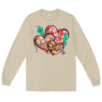 Mushroom nurse hearts Long Sleeve Tee - CowGirlArtShop