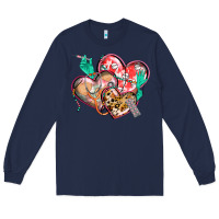 Navy nurse hearts Long Sleeve Tee - CowGirlArtShop