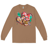 Toasted Coconut nurse hearts Long Sleeve Tee - CowGirlArtShop