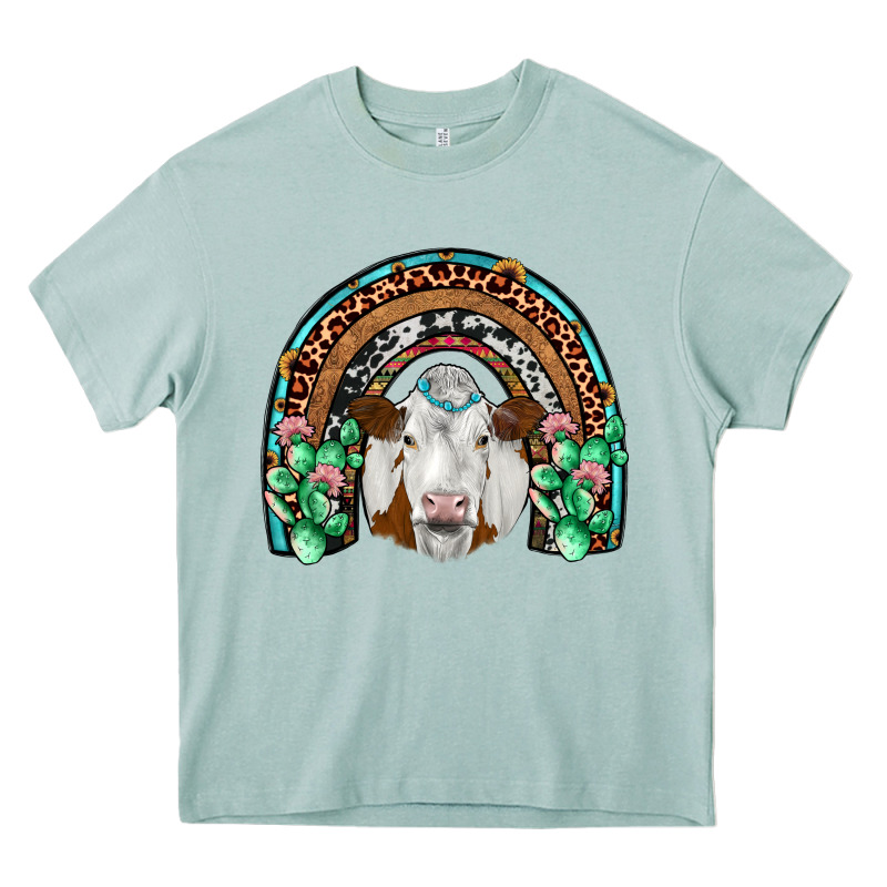 Simmental  Rainbow Heavy Core Tee by JahusDesignShop | Teevron