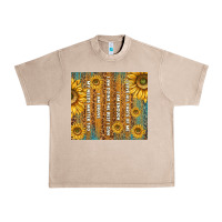 French Oak self reminders with sunflowers Urban Heavy Tee - TumblerDesignByShophia