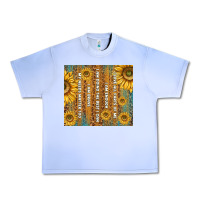 Grape Ice self reminders with sunflowers Urban Heavy Tee - TumblerDesignByShophia