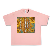 Salmon self reminders with sunflowers Urban Heavy Tee - TumblerDesignByShophia
