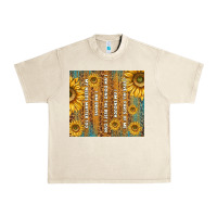 Sandshell self reminders with sunflowers Urban Heavy Tee - TumblerDesignByShophia