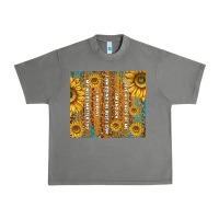 Tornado self reminders with sunflowers Urban Heavy Tee - TumblerDesignByShophia