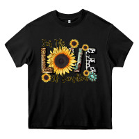 Black for the love of sunshine Heavy Core Tee - LillyAllenDesigns