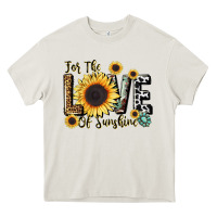 Cream for the love of sunshine Heavy Core Tee - LillyAllenDesigns