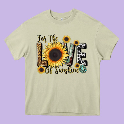 For The Love Of Sunshine Heavy Core Tee Designed By Lillyallendesigns