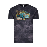 Cloud Black Truck USA country road take me home 4th of july Vintage Tee - HowdyJamesFarm