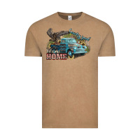 Vintage Coffee Truck USA country road take me home 4th of july Vintage Tee - HowdyJamesFarm
