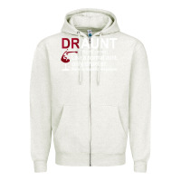 Oatmeal Heather Funny Drunk Aunt Definition DRAUNT Gift For Auntie Zipper Hoodie - minhPixels