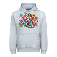 Heather Grey school rainbow Urban Hoodie - AdoDesignShop