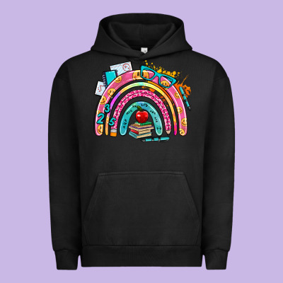 School Rainbow Urban Hoodie Designed By Adodesignshop