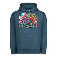 Pigment Midnight Navy school rainbow Urban Hoodie - AdoDesignShop