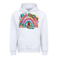 White school rainbow Urban Hoodie - AdoDesignShop