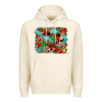 Tofu Christmas Plaid Turquoise Glitter Cowhide Premium Hoodie - FaDigitalArtStudio