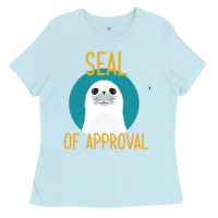 Baby Blue Seal of Approval Ladies Tee - Bettercallsaul