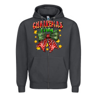 Smoke festive holiday bow design Zipper Hoodie - CowhideDigitalArt