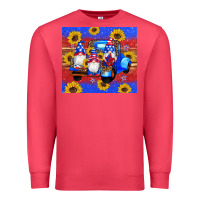 Cardinal American flag gnomes truck sunflowers star leopard glitter Premium Sweatshirt - Artiststas