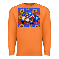 Carrot American flag gnomes truck sunflowers star leopard glitter Premium Sweatshirt - Artiststas