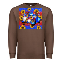 Chestnut American flag gnomes truck sunflowers star leopard glitter Premium Sweatshirt - Artiststas