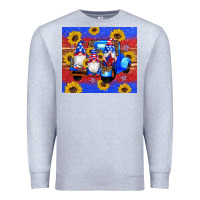 American Flag Gnomes Truck Sunflowers Star Leopard Glitter Premium Sweatshirt | Teevron