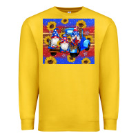 Lemon American flag gnomes truck sunflowers star leopard glitter Premium Sweatshirt - Artiststas